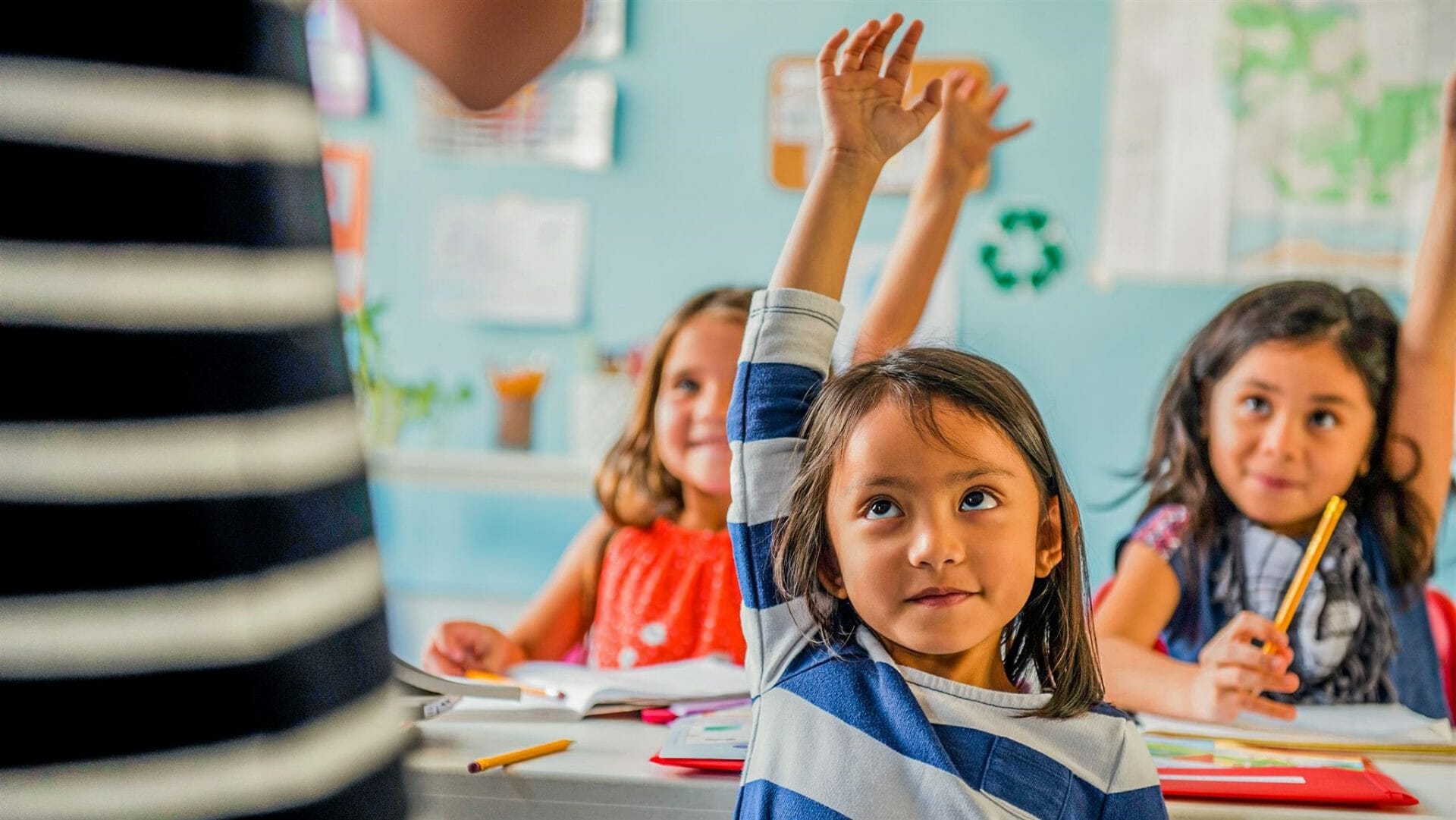 kids displaying traits of high acheiving school students